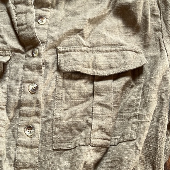 Billabong Green CottonWake The Night LongSleeved Romper - Picture 4 of 9